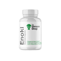 Thumbnail for The Shroom Shop Enoki Mushroom 45000mg Capsules - 90 Caps