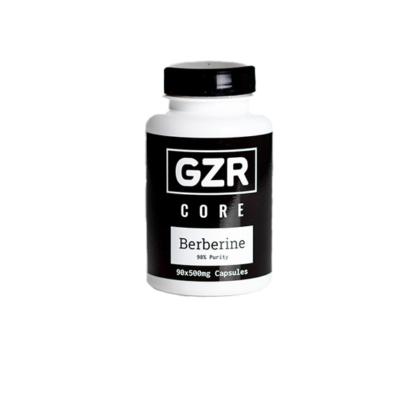 IQ Nootropics Presents: GZR 500mg Berberine Capsules – Cholesterol, Blood Sugar & Digestive Health Support – 90 Vegan Capsules