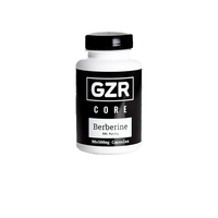 Thumbnail for IQ Nootropics Presents: GZR 500mg Berberine Capsules – Cholesterol, Blood Sugar & Digestive Health Support – 90 Vegan Capsules