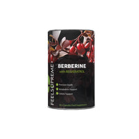 Thumbnail for IQ Nootropics Presents: Feel Supreme 400mg Berberine & Resveratrol Supplement – Metabolic Support & Healthy Aging – 60 Vegan Capsules