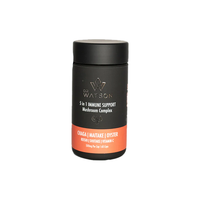 Thumbnail for IQ Nootropics Presents: Dr. Watson's 5-in-1 Immune Support Mushroom Complex – 500mg Vegan Capsules with Chaga, Maitake, Reishi, Shiitake, Vitamin C & Turmeric–Immune, Endurance & Recovery: 60 Capsules