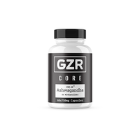 Thumbnail for IQ Nootropics Presents: GZR KSM-66 Ashwagandha Capsules – 750mg Premium Adaptogen for Stress Relief, Energy & Testosterone Support – 60 Vegan Capsules